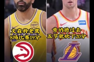 湖蜜笑了！美媒：文森特加盟老鹰8场共拿19分，肯纳德过去5节就得了20分